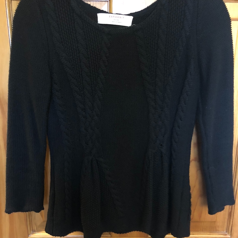 Zara Knit black sweater